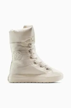 Converse cizme de iarna Chuck Taylor All Star Elements Boot culoarea bej, A14273C imagine