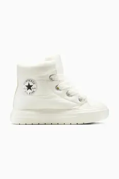 Converse cizme de iarna Chuck Taylor All Star Star Elements Boot culoarea alb, A17642C imagine