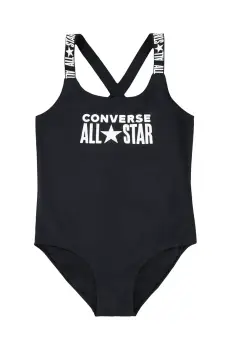 Converse costum de baie dintr-o bucata pentru bebelusi culoarea negru, 1CD456 imagine