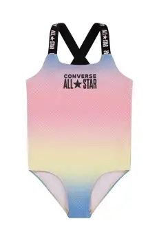 Converse costum de baie dintr-o bucata pentru copii culoarea roz, 3CD418 imagine