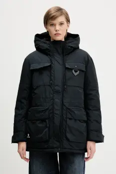 Converse geaca culoarea negru, de iarna, CVW5J005 imagine