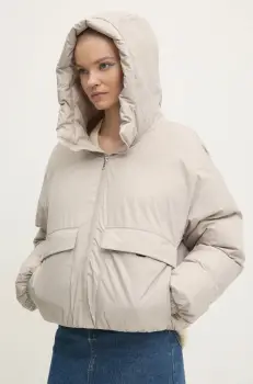 Converse geaca femei, culoarea bej, de iarna, 10026803-A02 imagine