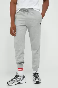 Converse pantaloni de trening culoarea gri, cu imprimeu imagine