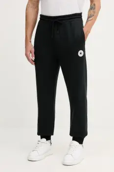 Converse pantaloni de trening culoarea negru, melanj, CVM5B978 imagine