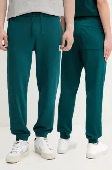 Converse pantaloni de trening culoarea verde, uni, 10026982-A08 imagine