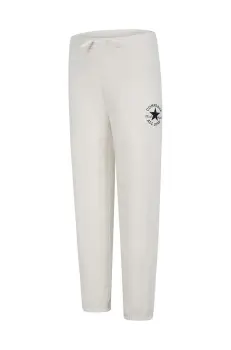 Converse pantaloni de trening pentru copii culoarea bej, cu imprimeu imagine