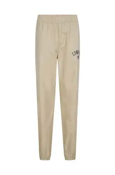 Converse pantaloni de trening pentru copii culoarea bej, cu imprimeu, 9CG046 imagine