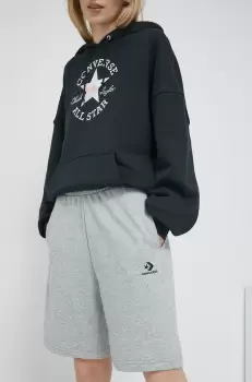 Converse pantaloni scurti culoarea gri, melanj imagine