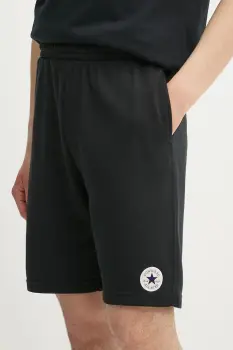 Converse pantaloni scurti culoarea negru, neted, 10026979-A01 imagine
