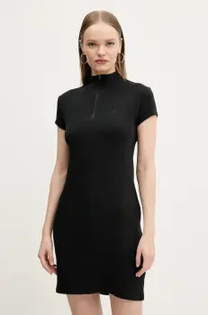 Converse rochie culoarea negru, mini, mulata, 10027393-A02 imagine