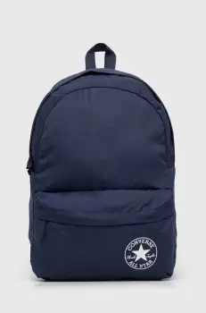 Converse rucsac culoarea albastru marin, mare, neted imagine