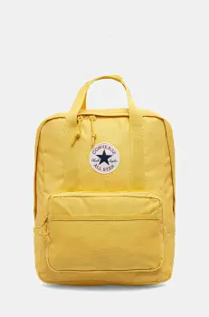 Converse rucsac culoarea galben, mare, uni, 10026013-A12 imagine