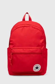 Converse rucsac culoarea rosu, mare, cu imprimeu imagine