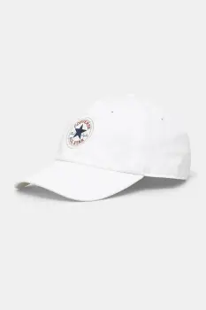 Converse sapca de baseball din bumbac culoarea bej, cu imprimeu, 10027421-A18 imagine