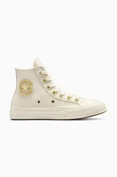 Converse tenisi Chuck 70 culoarea alb, A12555C imagine