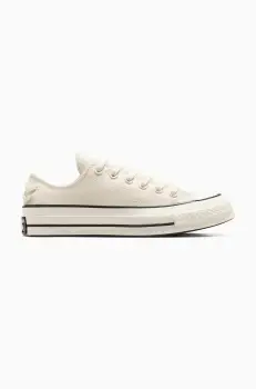Converse tenisi Chuck 70 culoarea alb, A12557C imagine