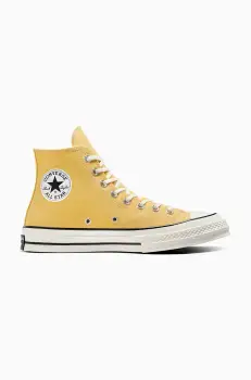 Converse tenisi Chuck 70 culoarea galben, A10526C imagine