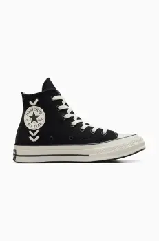 Converse tenisi Chuck 70 culoarea negru, A10669C imagine