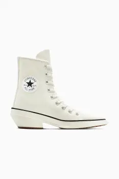 Converse tenisi Chuck 70 De Luxe Pointed culoarea alb, A13017C imagine