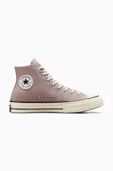 Converse tenisi Chuck 70 femei, culoarea maro, A09468C imagine