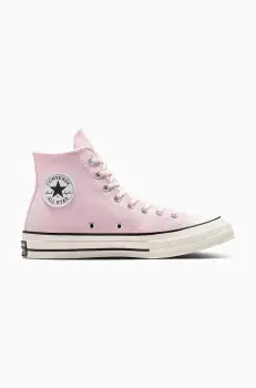 Converse tenisi Chuck 70 femei, culoarea roz, A10527C imagine