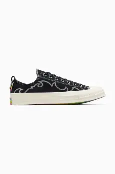 Converse tenisi Chuck 70 OX Pride culoarea negru imagine