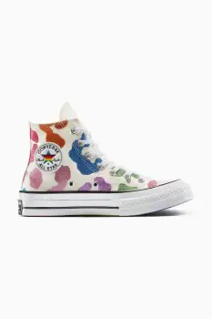 Converse tenisi Chuck 70 Pride culoarea alb, A15781C imagine