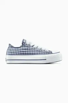 Converse tenisi Chuck Taylor All Star Lift culoarea albastru marin, A13664C imagine