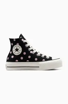 Converse tenisi Chuck Taylor All Star Lift culoarea negru, A10688C imagine
