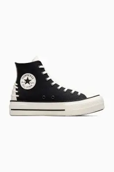 Converse tenisi Chuck Taylor All Star Lift culoarea negru, A12552C imagine