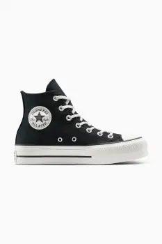 Converse tenisi Chuck Taylor All Star Lift culoarea negru, A15534C imagine