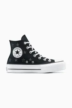 Converse tenisi Chuck Taylor All Star Lift culoarea negru, A15537C imagine