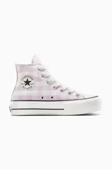 Converse tenisi Chuck Taylor All Star Lift culoarea roz, A13663C imagine