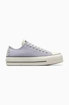 Converse tenisi Chuck Taylor All Star Lift culoarea violet, A12553C imagine