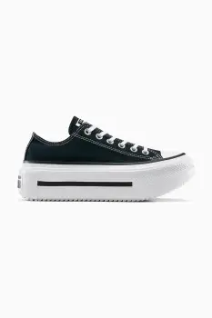 Converse tenisi Chuck Taylor All Star Lift Double Stack culoarea negru, A15490C imagine