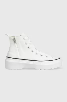 Converse tenisi Chuck Taylor AS Lugged Lift culoarea alb imagine