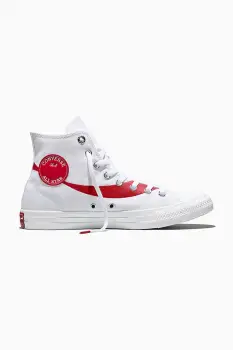 Converse tenisi Converse x Coca-Cola Chuck Taylor All Star culoarea alb, A18434C imagine
