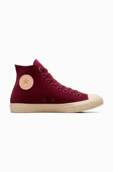 Converse tenisi Converse x Wonka Chuck Taylor All Star Corduroy barbati, culoarea bordo, A08153C imagine