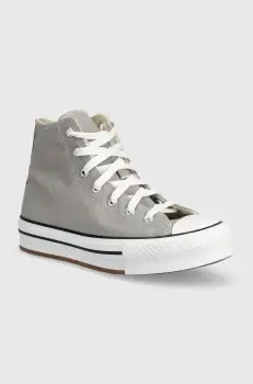 Converse tenisi copii A07346C culoarea gri imagine