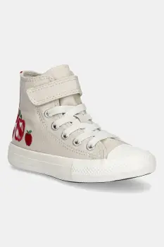 Converse tenisi copii CHUCK TAYLOR ALL STAR 1V culoarea bej, A13177C imagine