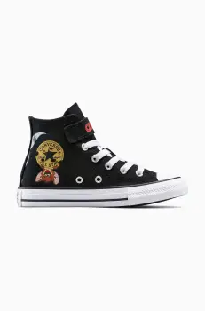 Converse tenisi copii Chuck Taylor All Star 1V culoarea negru, A15114C imagine