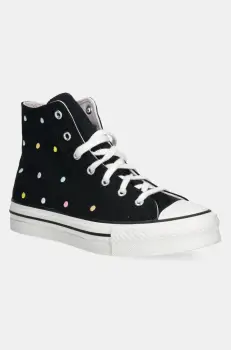 Converse tenisi copii Chuck Taylor All Star EVA Lift culoarea negru, A12608C imagine