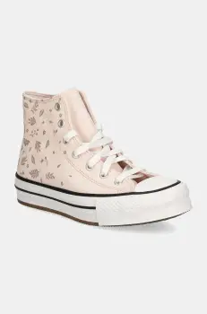 Converse tenisi copii CHUCK TAYLOR ALL STAR EVA LIFT culoarea roz, A08397C imagine
