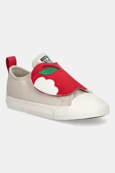 Converse tenisi copii CHUCK TAYLOR ALL STAR ONE STRAP culoarea bej, A13186C imagine