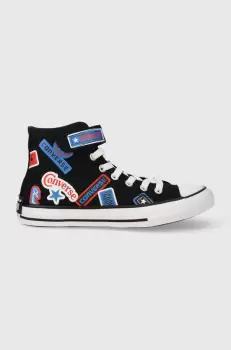 Converse tenisi copii culoarea negru imagine