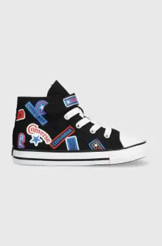 Converse tenisi copii culoarea negru imagine