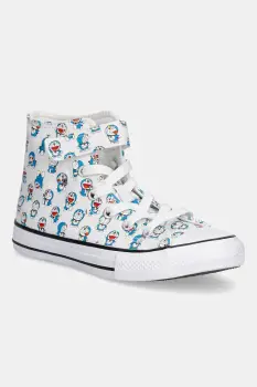 Converse tenisi copii Doraemon . Converse Chuck Taylor All Star culoarea alb, A15793C imagine