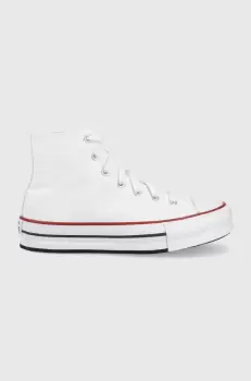 Converse tenisi copii femei, culoarea alb imagine