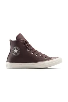 Converse tenisi de piele Chuck Taylor All Star culoarea maro, A13027C imagine