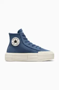 Converse tenisi din piele intoarsa Chuck Taylor All Star Cruise culoarea albastru marin, A10088C imagine